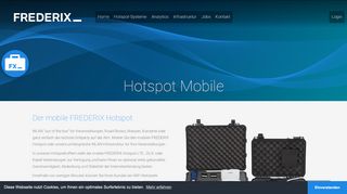 
                            2. Hotspot Mobile - FREDERIX Hotspot