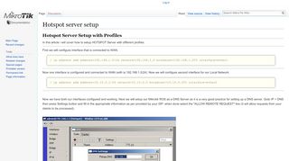 
                            9. Hotspot server setup - MikroTik Wiki