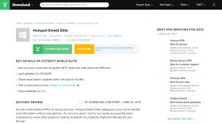 
                            8. Hotspot Shield Elite - Free download and software reviews  ...