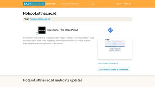 
                            3. Hotspot Sttnas (Hotspot.sttnas.ac.id) - Justhost.com - Easycounter