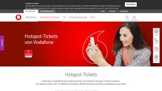 
                            11. Hotspot-Tickets - Vodafone - Vodafone Kabel Deutschland