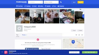 
                            13. Hotspot UMM - 4 tips - Foursquare