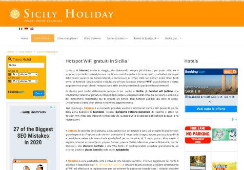 
                            11. Hotspot WiFi gratuiti in Sicilia - Sicily-Holiday.com