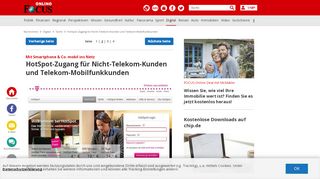 
                            5. HotSpot-Zugang für Nicht-Telekom-Kunden und Telekom ... - Focus