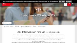 
                            6. Hotspot.Koeln: Freies WLAN in Köln | KölnTourismus