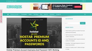 
                            3. Hotstar premium account username and password 100% working