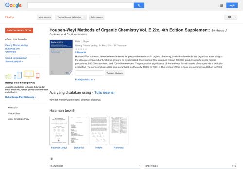 
                            10. Houben-Weyl Methods of Organic Chemistry Vol. E 22c, 4th Edition ...