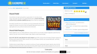 
                            8. Hound Hotel slot - Spela gratis här på Casinopro.se