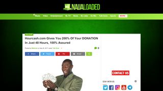 
                            10. Hourcash.com Gives You 200% Of Your DONATION In Just 48 Hours ...