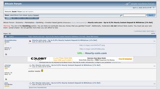 
                            5. Hourly-coin.com - Up to 0.3% Hourly Instant Deposit & Withdraw [1 ...