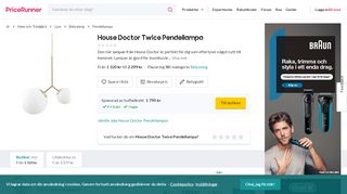 
                            12. House Doctor Twice Pendellampa - Hitta bästa pris, recensioner och ...