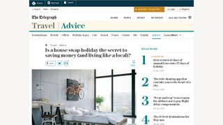 
                            10. House swap holidays: advice and tips - Telegraph - The Telegraph