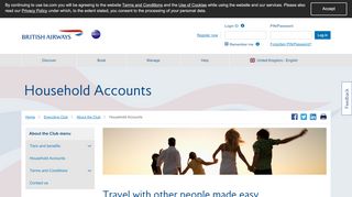 
                            12. Household Accounts | Executive Club | British Airways