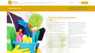 
                            3. Housekeeping Jobs - Housekeeper.com