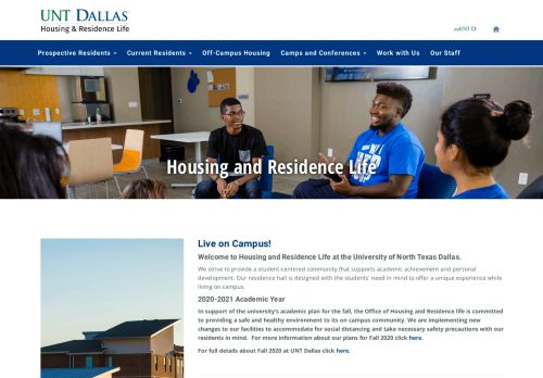 
                            13. Housing and Residence Life | UNT Dallas