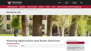 
                            4. Housing Application & Room Selection | Western Colorado University