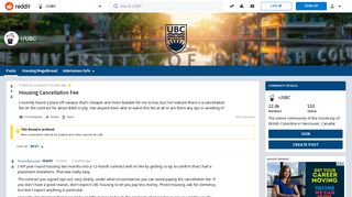 
                            11. Housing Cancellation Fee : UBC - Reddit