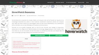 
                            7. HoverWatch Rezension: Testen Sie WhatsApp Spy App gratis!