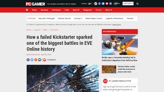 
                            10. How a failed Kickstarter sparked one of the biggest battles in EVE ...