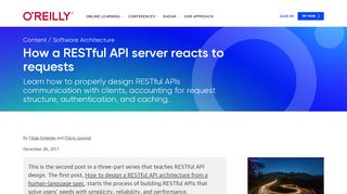 
                            4. How a RESTful API server reacts to requests - O'Reilly Media