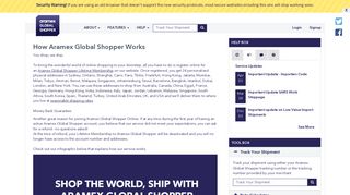 
                            8. How Aramex Global Shopper Works