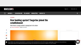 
                            12. How banking upstart Tangerine found its way into the establishment