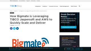 
                            12. How Bigmate is Leveraging TIBCO Jaspersoft and AWS to Quickly ...