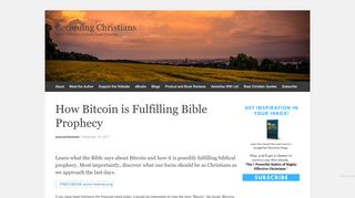 
                            7. How Bitcoin is Fulfilling Bible Prophecy | Becoming Christians