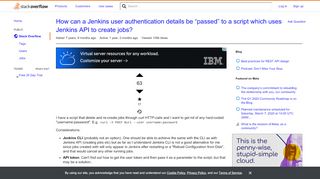 
                            4. How can a Jenkins user authentication details be 