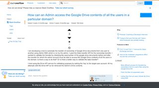 
                            13. How can an Admin access the Google Drive contents of all the users ...