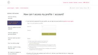 
                            2. How can I access my profile / account? – parkrun Support