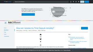 
                            6. How can I access my Time Capsule remotely? - Ask Different