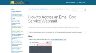 
                            4. How can I access my Web-based email account [Webmail ...