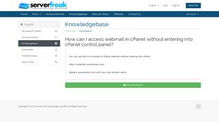 
                            8. How can I access webmail in cPanel without entering into ...