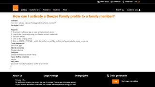 
                            13. How can I activate a Deezer Family profile to a family member? | www