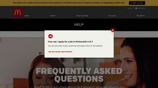 
                            5. How can I apply for a job in McDonald's U.K. | McDonald's UK