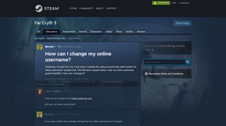
                            4. How can I change my online username? :: Far Cry® 3 General ...
