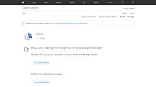 
                            5. how can i change the login screen backrou… - Apple Community