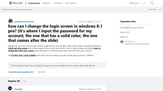 
                            4. how can I change the login screen in windows 8.1 pro? - Microsoft ...