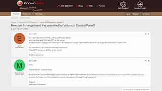 
                            9. How can I change/reset the password for Virtuozzo Control Panel ...