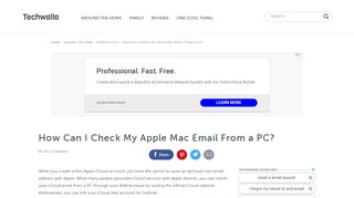 
                            10. How Can I Check My Apple Mac Email From a PC? | Techwalla.com