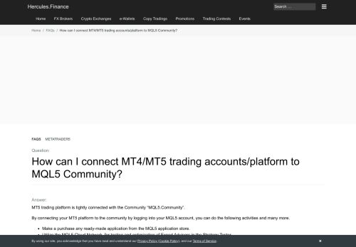 
                            13. How can I connect my MT5 platform to MQL5.Community? | FAQ ...