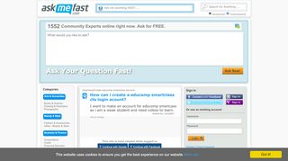 
                            12. How can i create a educomp smartclass cts login acount? - I want to ...