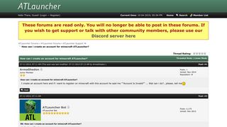 
                            3. How can i create an account for minecraft ATLauncher? - ATLauncher ...