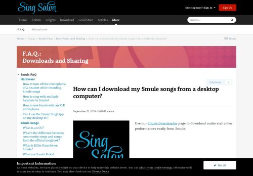
                            9. How can I download my Smule songs from a desktop computer ...