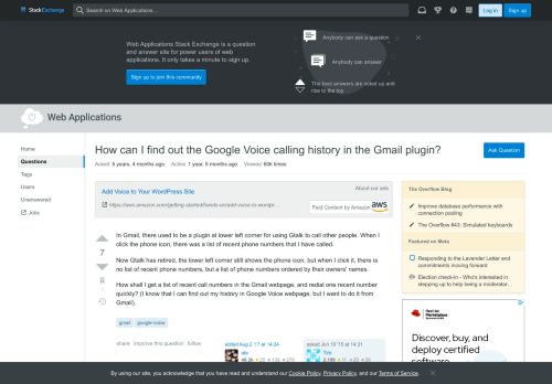 
                            13. How can I find out the Google Voice calling history in the Gmail ...
