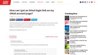 
                            7. How can I get an Orkut login link on my GMail account page?