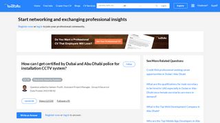 
                            10. How can I get certified by Dubai and Abu Dhabi police for ... - Bayt.com