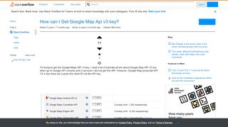 
                            7. How can I Get Google Map Api v3 key? - Stack Overflow