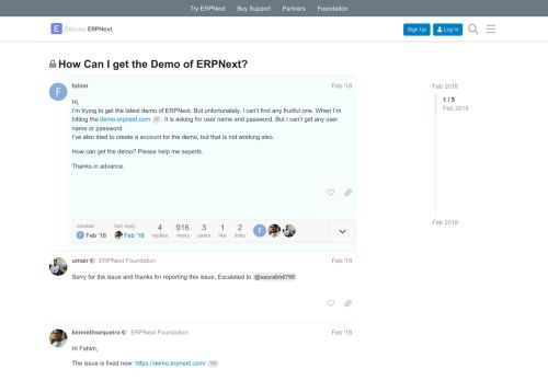 
                            3. How Can I get the Demo of ERPNext? - Discuss Frappe/ERPNext